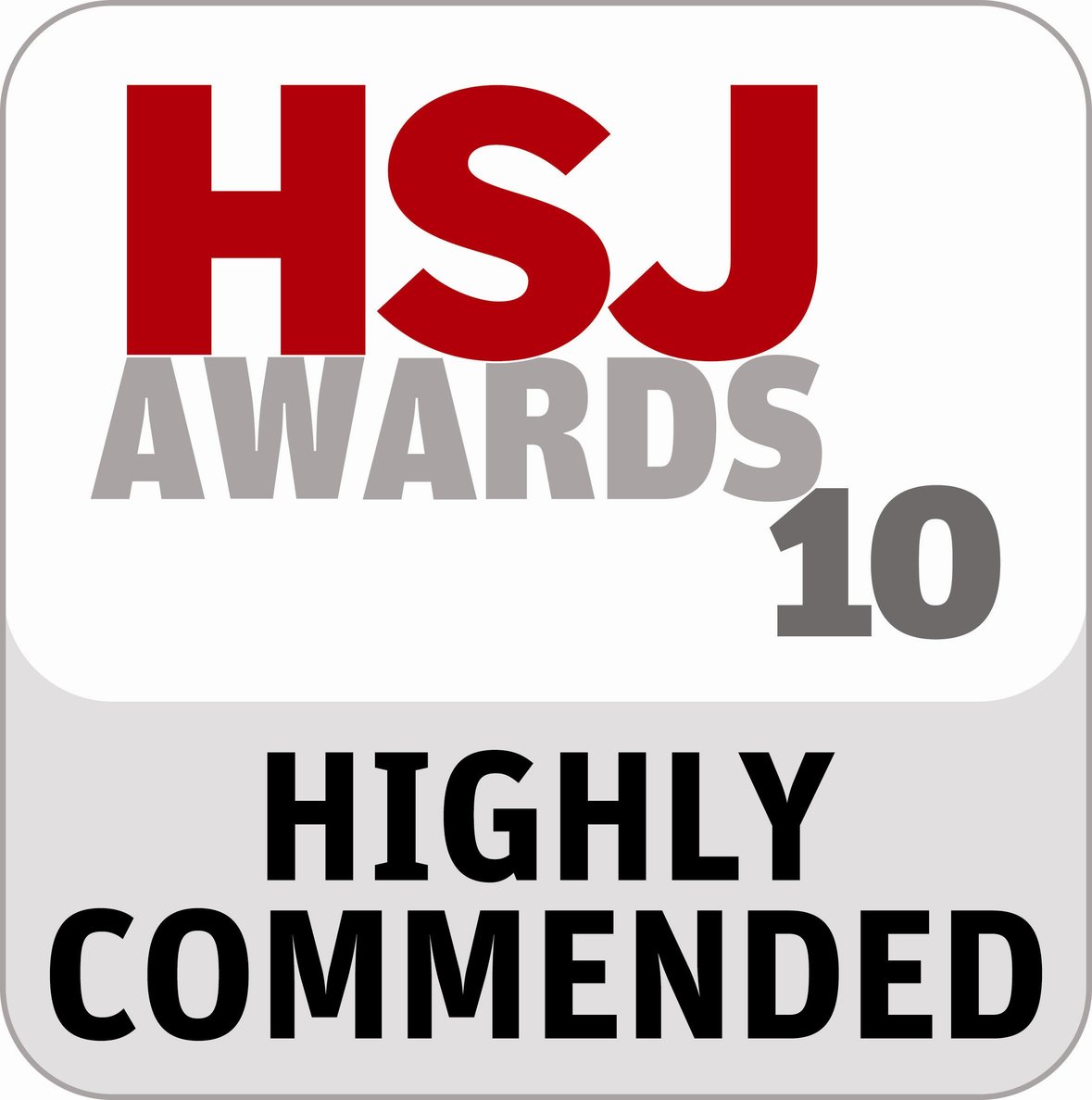 Hsj Award Highly Commended 