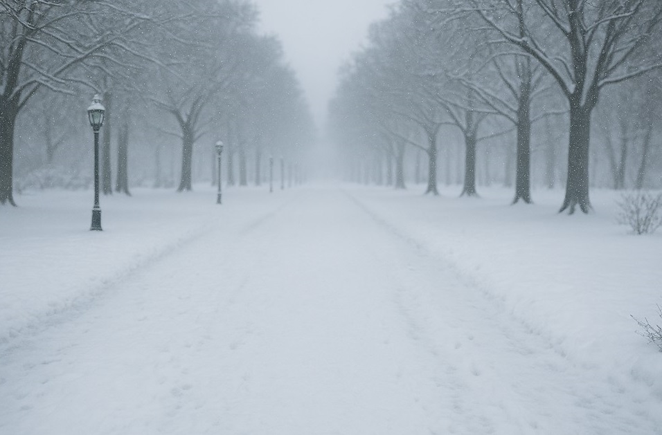 Wintry scene 